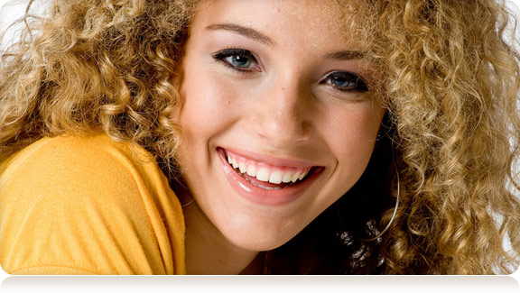 smiling teen girl